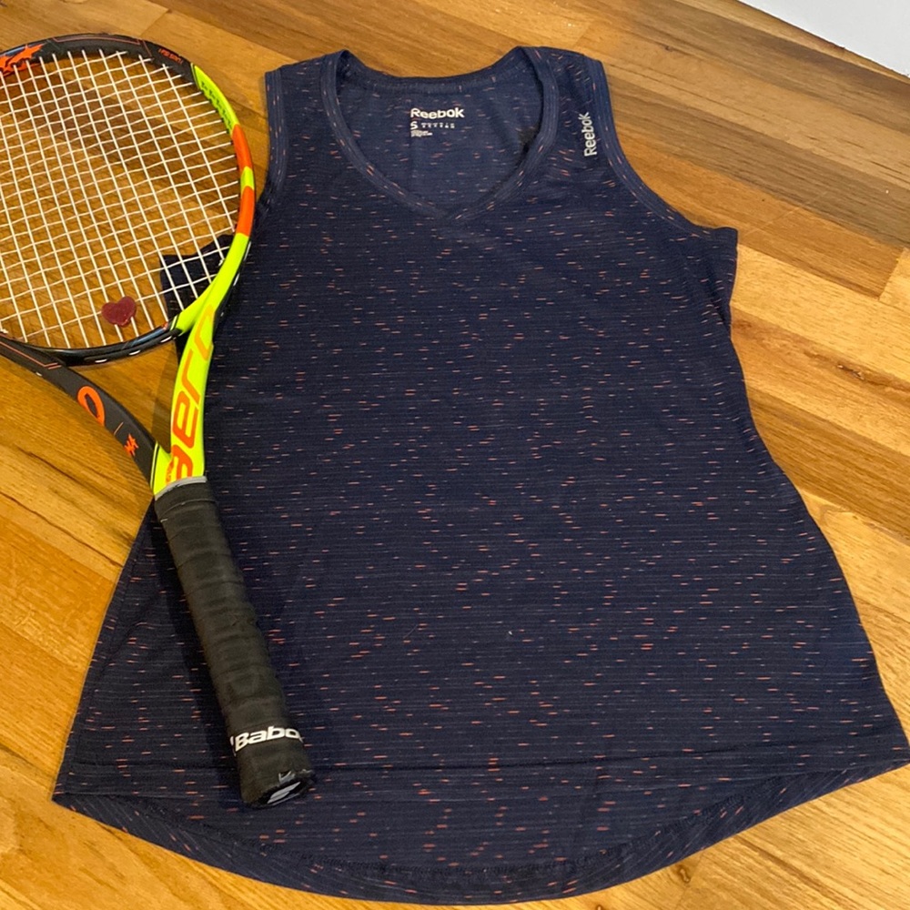 Reebok Navy/Orange Tank - S - Excellent Condition